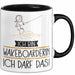 Geschenk für Wakeboarderin Tasse Lustige Geschenkidee Geburtstag Ich Bin Wakeboarderin Ich Darf Das Trendation