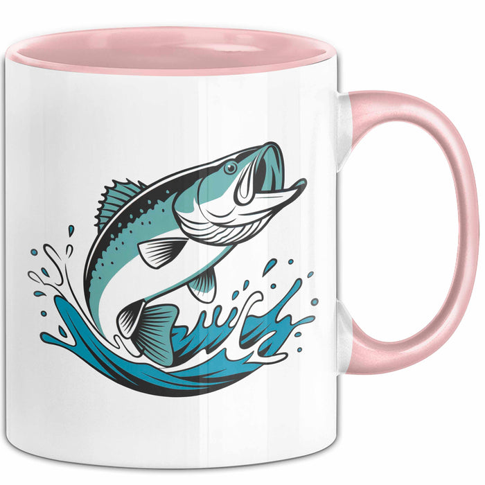 Angler Tasse Geschenkidee Angelbegeisterter Lustiger Spruch Geschenkidee Lustig Rosa Trendation
