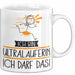 Geschenk für Ultraläuferin Tasse Lustige Geschenkidee Geburtstag Ich Bin Ultraläuferin Ich Darf Das Weiß Trendation