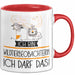 Geschenk für Wildtierbeobachterin Tasse Lustige Geschenkidee Geburtstag Ich Bin Wildtierbeobachterin Ich Darf Das Rot Trendation