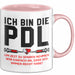 Krankenschwester Pflege Betreuung Tasse Geschenk Lustige Geschenkidee Spruch Ich Bin Die Pdl Rosa Trendation