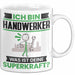 Handwerker Tasse Geschenk für Handwerker Geburtstag Lustiger Spruch Kaffee-Becher Was Ist Deine Superkraft Weiß Trendation