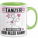 Tänzer Tasse Geschenk für Tänzer Der Mann Der Alles Kann Geschenkidee zum Geburtstag Grün Trendation