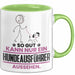 Hundeausführer Geschenk Tasse So Gut Kann Nur Ein Hundeausführer Aussehen Geschenkidee Kaffee-Becher Grün Trendation