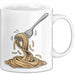 Spaghetti Fan Tasse Geschenkidee für Pasta Liebhaber Weiß Trendation