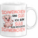 Schweinebauer Schweine Tier Tasse Geschenk Lustige Geschenkidee Spruch Schweinchen Sind Süß Ich Bin Süß Also Bin Ich Ein Schweinchen Weiß Trendation