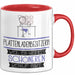 Plattenladenbesitzerin Weil Es Keinen Schöneren Beruf Gibt Tasse Geschenk für Eine Plattenladenbesitzerin Lustig Rot Trendation