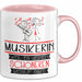 Musikerin Weil Es Keinen Schöneren Beruf Gibt Tasse Geschenk für Eine Musikerin Lustig Rosa Trendation