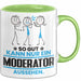 Moderator Geschenk Tasse So Gut Kann Nur Ein Moderator Aussehen Geschenkidee Kaffee-Becher Grün Trendation