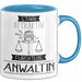 Anwältin Tasse Geschenk Becher Stark Attraktiv Furchtlos Anwältin Lustige Geschenkidee Blau Trendation