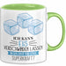 Eis-Liebhaber Tasse Geschenk Ich Kann Eis Verschwinden Lassen Was Ist Deine Superkraft Grün Trendation