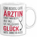Aerztin Tasse Geschenk Eine Richtig Gute Aerztin Danke Geschenkidee Beruf Weiß Trendation