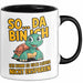 Schildkröte Tierliebhaber Tasse Geschenk Lustige Geschenkidee Spruch So Da Bin Ich, Ich Kann Es Euch Leider Nicht Ersparen Trendation