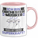 Orchestermusiker Tasse Geschenk für Orchestermusiker Geburtstag Lustiger Spruch Kaffee-Becher Was Ist Deine Superkraft Rosa Trendation
