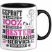 Hundegassi-Service Geschenk Lustiger Spruch für Hundegassi-Service Geschenkidee Bester Hundegassi-Service Der Welt Schwarz Trendation