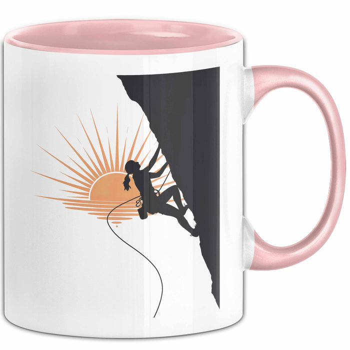 Kletterer Tasse Geschenk Lustige Geschenkidee Spruch Für Fels Jäger Rosa Trendation