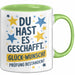 Schüler Abschluss Tasse Geschenk Lustige Geschenkidee Spruch Du Hast Es Geschafft Grün Trendation