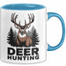Hirschjäger Jagd Tasse Geschenk für Naturburschen Lustiges Blau Trendation