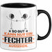 Fechter Geschenk Tasse So Gut Kann Nur Ein Fechter Aussehen Geschenkidee Kaffee-Becher Schwarz Trendation