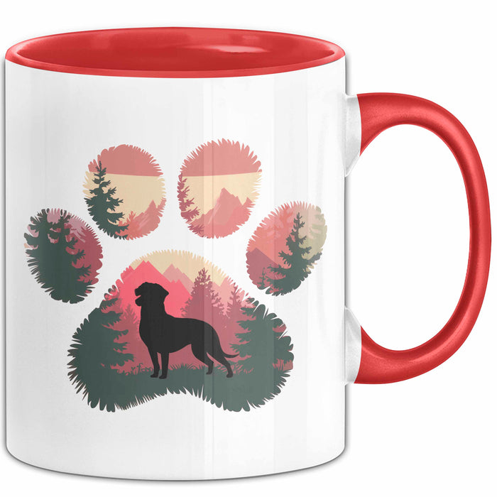 Appenzeller Sennenhund Hund Tasse Geschenk Lustige Geschenkidee Spruch Rot Trendation
