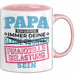 Witzige Tasse Geschenk Papa Tochter Finanzielle Belastung Spruch Rosa Trendation