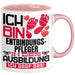 Entbindungspfleger Ausbildung Tasse Geschenk Ich Bin Entbindungspfleger In Der Ausbildung Ich Darf Das Geschenkidee Spruch Rosa Trendation
