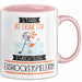 Eishockeyspielerin Tasse Geschenk Becher Stark Attraktiv Furchtlos Eishockeyspielerin Lustige Geschenkidee Rosa Trendation