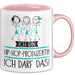Geschenk für Hip-Hop-Produzentin Tasse Lustige Geschenkidee Geburtstag Ich Bin Hip-Hop-Produzentin Ich Darf Das Rosa Trendation