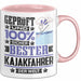 Kajakfahrer Geschenk Lustiger Spruch für Kajakfahrer Geschenkidee Bester Kajakfahrer Der Welt Rosa Trendation