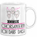 Geschenk für Chorsängerin Tasse Lustige Geschenkidee Geburtstag Ich Bin Chorsängerin Ich Darf Das Weiß Trendation