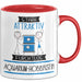 Aquarium-Hobbyistin Tasse Geschenk Becher Stark Attraktiv Furchtlos Aquarium-Hobbyistin Lustige Geschenkidee Rot Trendation