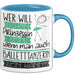 Balletttänzerin Tasse Geschenk Spruch Wer Will Schon Prinzessin Sein Wenn Man Auch Balletttänzerin Sein Kann Blau Trendation
