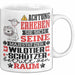 Wildtierschützer Geschenk Tasse Lustiger Spruch Erheben Sie Sich Der Wildtierschützer Betritt den Raum Weiß Trendation