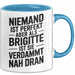 Brigitte Tasse Geschenk Niemand Ist Perfekt Brigitte Verdammt Nah Dran Geschenkidee Blau Trendation