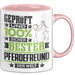 Pferdefreund Geschenk Lustiger Spruch für Pferdefreund Geschenkidee Bester Pferdefreund Der Welt Rosa Trendation