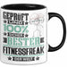 Fitnessfreak Geschenk Lustiger Spruch für Fitnessfreak Geschenkidee Bester Fitnessfreak Der Welt Schwarz Trendation