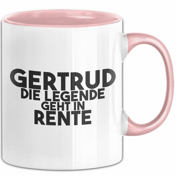 Gertrud Tasse Gertrud – Die Legende Geht In Rente Geschenk