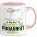 Posaunist Geschenk Tasse So Gut Kann Nur Ein Posaunist Aussehen Geschenkidee Kaffee-Becher Rosa Trendation