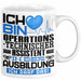Operationstechnischer Assistent Ausbildung Tasse Geschenk Ich Bin Operationstechnischer Assistent In Der Ausbildung Ich Darf Das Geschenkidee Spruch Weiß Trendation