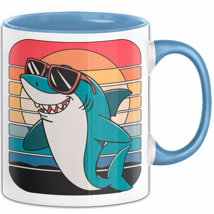 Wal Tier Tasse Geschenk Lustige Geschenkidee Spruch Blau Trendation