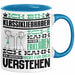 Klassikliebhaber Geschenk Tasse Geschenkidee für Klassikliebhaber Geburtstag Lustig Ich Bin Klassikliebhaber Ich Kann Es Dir Erklären Aber Nicht Für Dich Verstehen Blau Trendation
