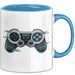 Gamer Tasse Geschenkidee für Videospiel Enthusiasten Blau Trendation