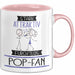 Pop-Fan Tasse Geschenk Becher Stark Attraktiv Furchtlos Pop-Fan Lustige Geschenkidee Rosa Trendation