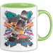 Skater Tasse Geschenk Lustige Geschenkidee Spruch Für Urban Fahrer Grün Trendation