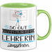 Lehrerin Geschenk Tasse So Gut Kann Nur Eine Lehrerin Aussehen Geschenkidee Geburtstag Weihnachten Lustig Grün Trendation