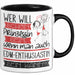 EDM-Enthusiastin Tasse Geschenk Spruch Wer Will Schon Prinzessin Sein Wenn Man Auch EDM-Enthusiastin Sein Kann Trendation