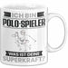 Polo-Spieler Tasse Geschenk für Polo-Spieler Geburtstag Lustiger Spruch Kaffee-Becher Was Ist Deine Superkraft Weiß Trendation