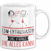 EDM-Enthusiastin Geschenk Tasse Becher Die Frau Die Allen Kann Geschenkidee für eine EDM-Enthusiastin Lustig Weiß Trendation