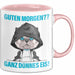 Sarkasmus Tasse Geschenk Lustiger Spruch Guten Morgen Ganz Dünnes Eis Becher Rosa Trendation