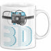 3D Drucker Tasse mit Grafik lustige Geschenkidee für Technikliebhaber Weiß Trendation
